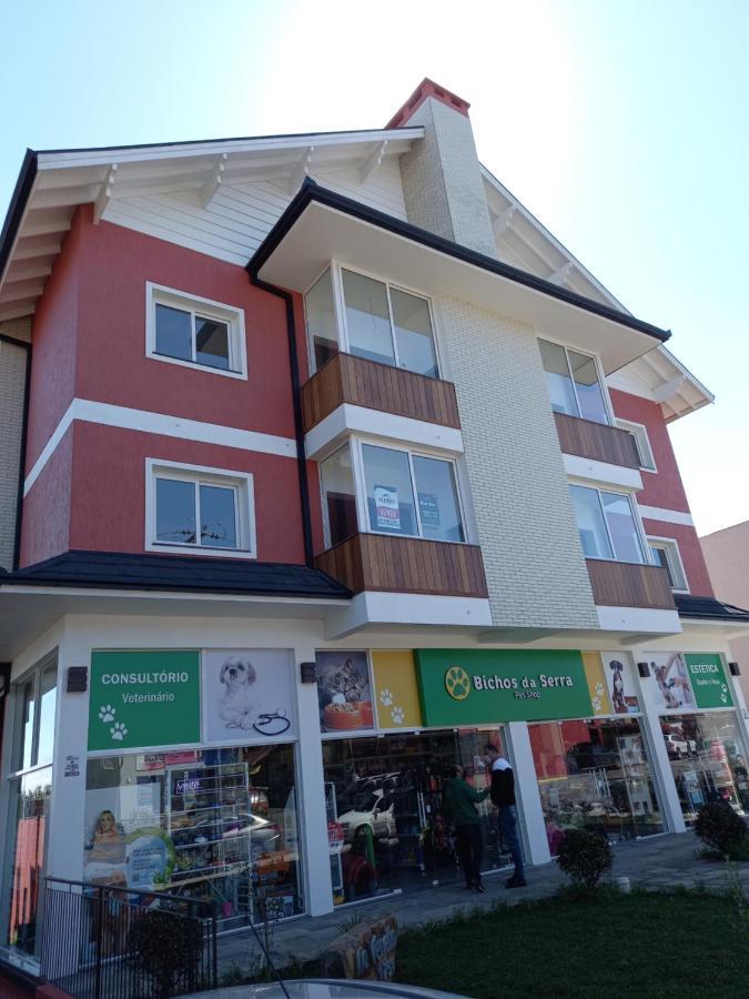 Gramado - Apartamento Aconchegante Com Lareira E Churrasqueira מראה חיצוני תמונה